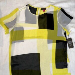 Vince Camuto Pink in Motion Dress/ Coverup | Lime Shock | Size Small | NWT |